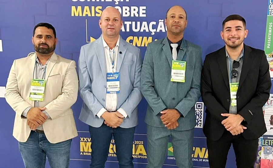 Presidente da Câmara de Riacho de Santo Antônio participa da Marcha de Gestores em Brasília